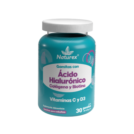 Gomitas con Ácido Hialurónico, Colágeno, Biotina, Vitamina C y Vitamina D