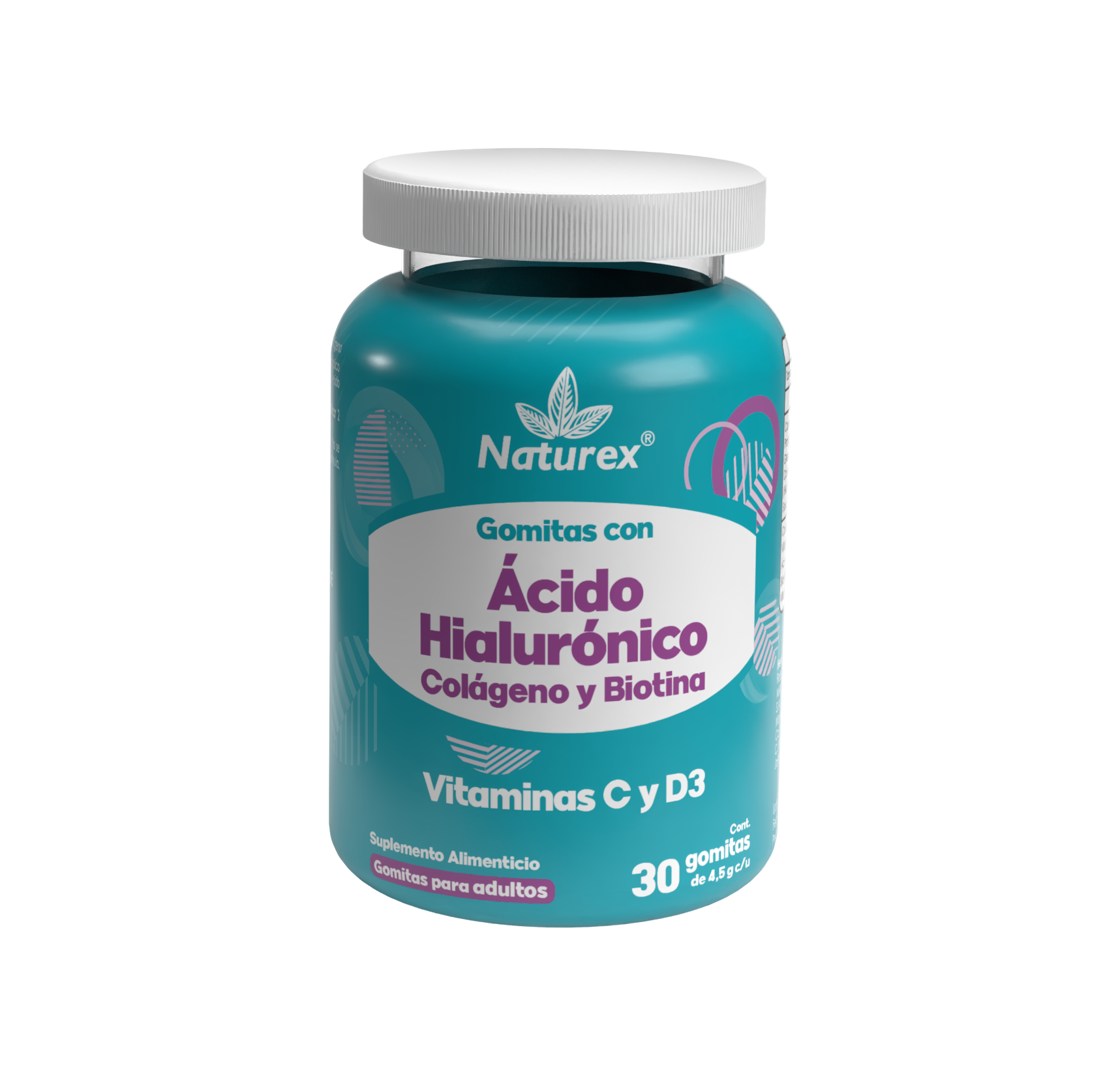 Gomitas con Ácido Hialurónico, Colágeno, Biotina, Vitamina C y Vitamina D
