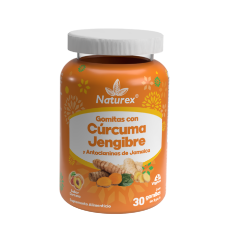 Gomitas Cúrcuma Jengibre